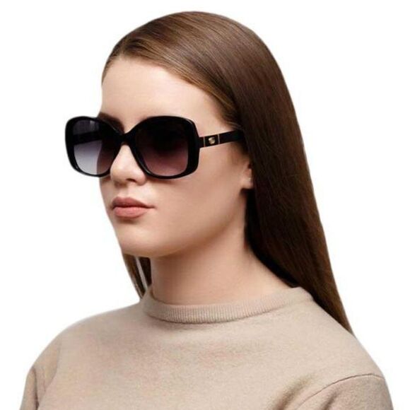 Brand NEW Gucci GG0762S  001 Black Gray Gradient Square Women Sunglasses main image 7